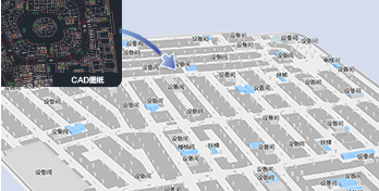CAD平面图纸自动转化三维电子地图数据